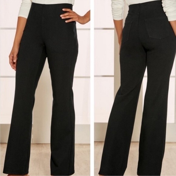 Soft Surroundings The Ultimate Bootcut Denim Jeans M Black - Picture 1 of 6